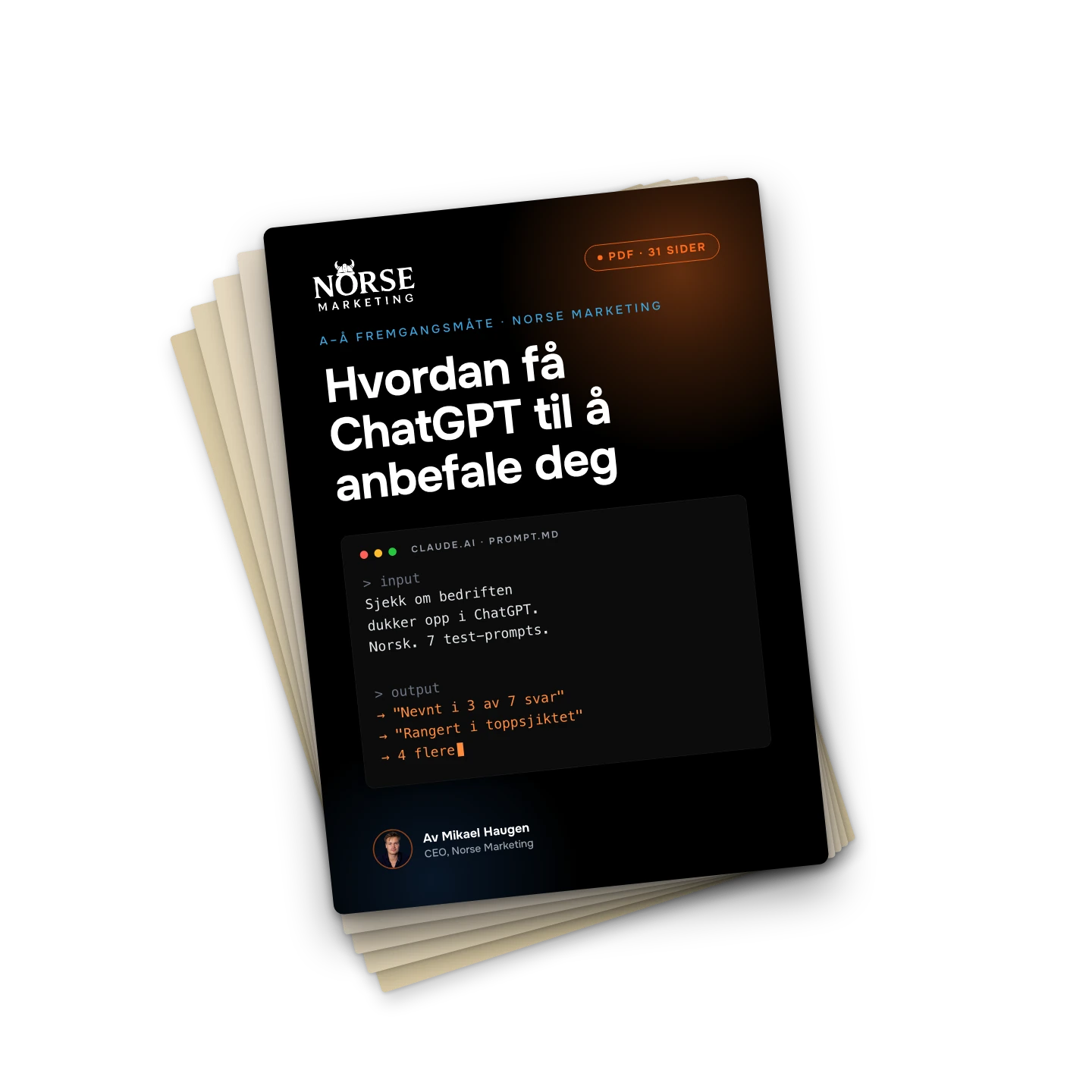 Forside av guiden: Bli anbefalt av ChatGPT