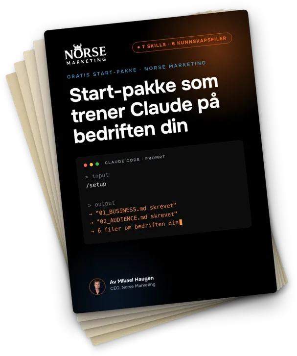 Start-pakke for Claude Code