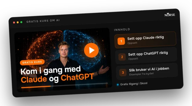 Gratis kurs om AI