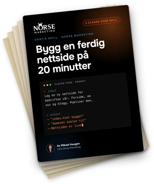 Bygg og publiser en nettside