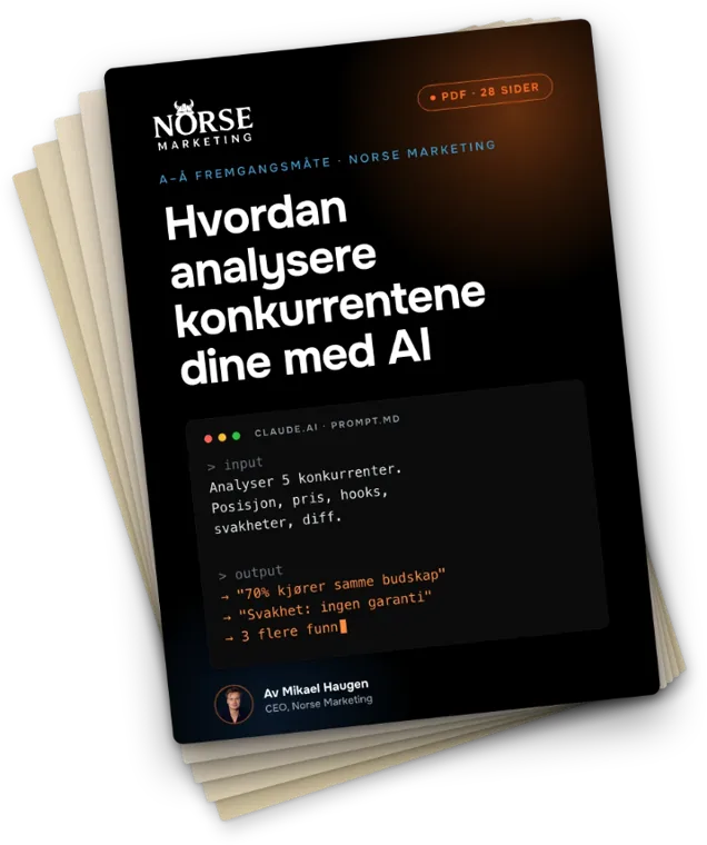 Analyser konkurrentene med AI