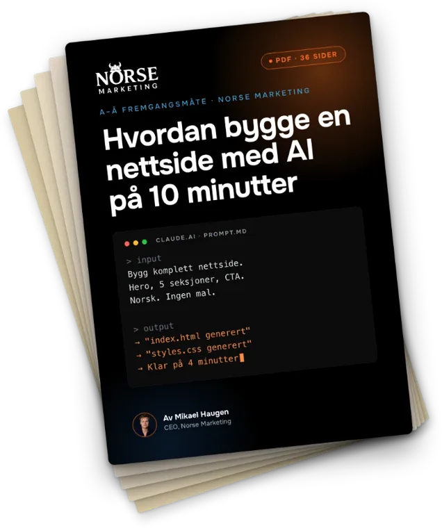 Lag en nettside med AI